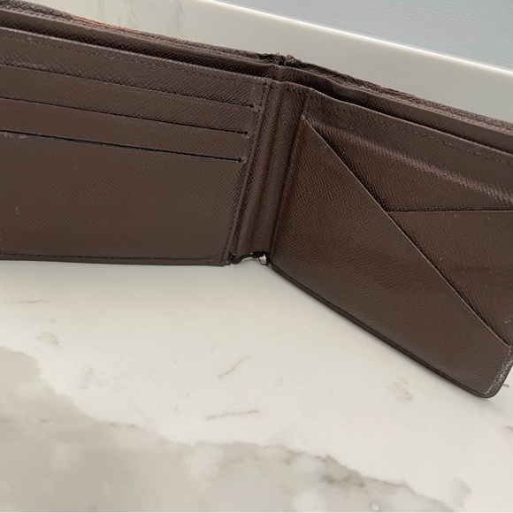 Louis Vuitton Damier brown leather wallet - Picture 4 of 9